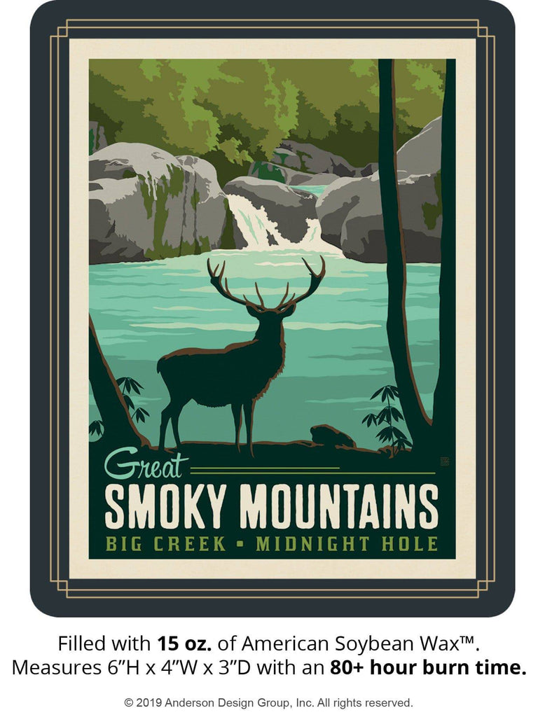 Great Smoky Mountains Keepsake Jar: Big Creek - De-lightful Destinations