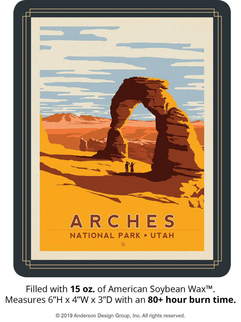 Arches Keepsake Jar: Delicate Arch - De-lightful Destinations