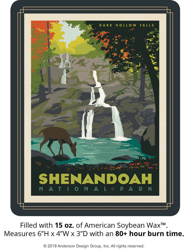 Shenandoah Keepsake Jar: Dark Hollow Falls - De-lightful Destinations