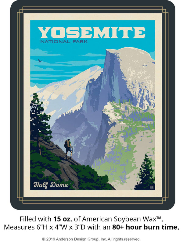 Yosemite Keepsake Jar: Half Dome Vista - De-lightful Destinations