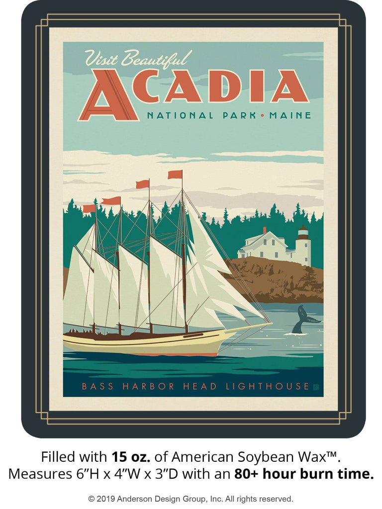 Acadia Keepsake Jar: Bass Harbor Head - De-lightful Destinations